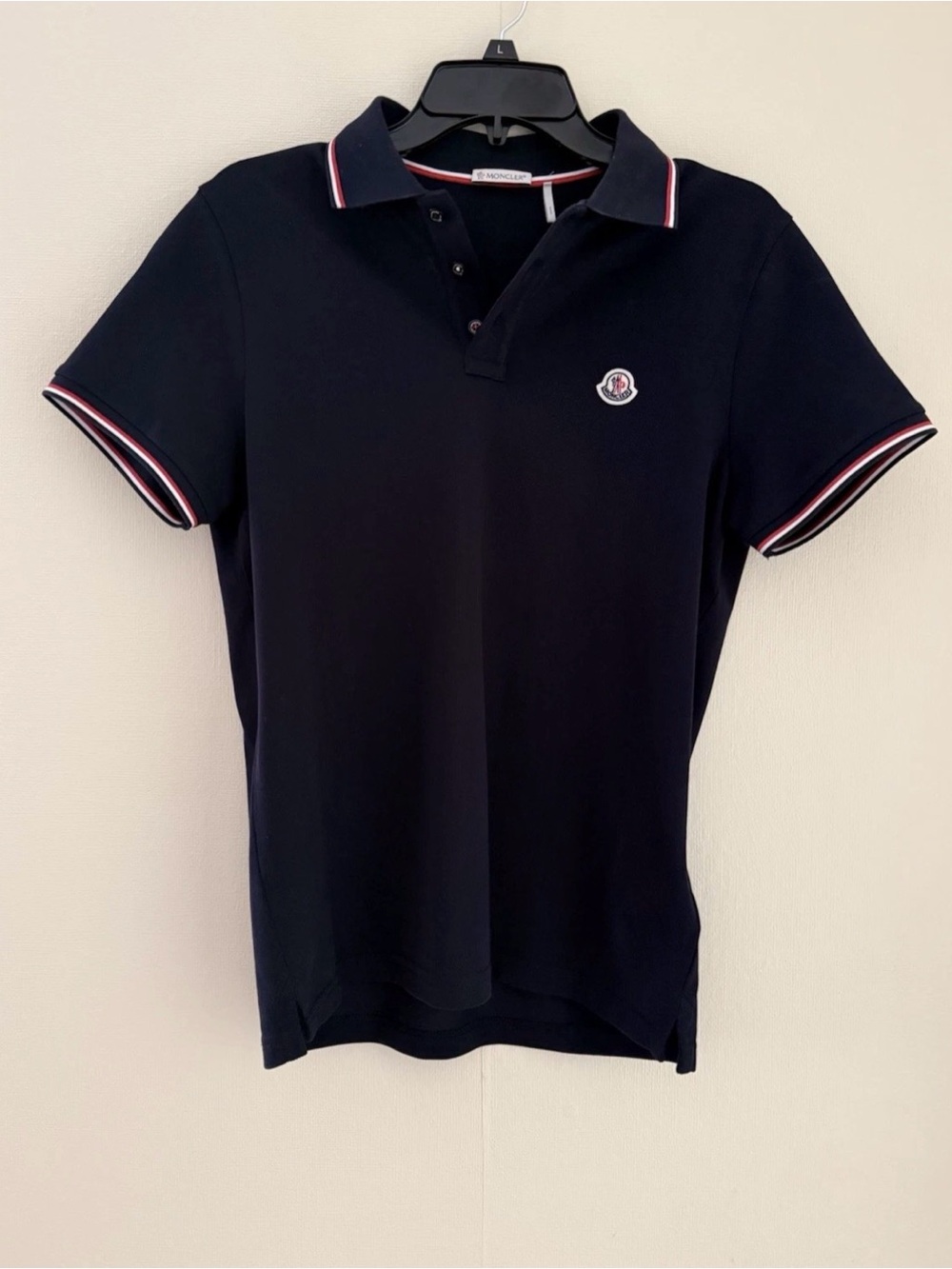 Moncler Men’s Navy Polo Shirt Authentic
